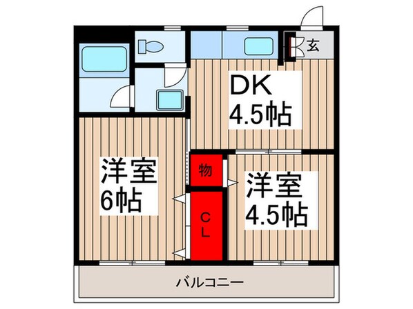 レヂオンマンションの物件間取画像